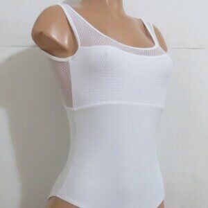 White Mesh Bodysuit